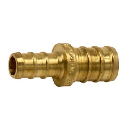 Sharkbite Reducing Coupling 3/8-in PEX X 1/2-in D PEX Brass UC009LFA